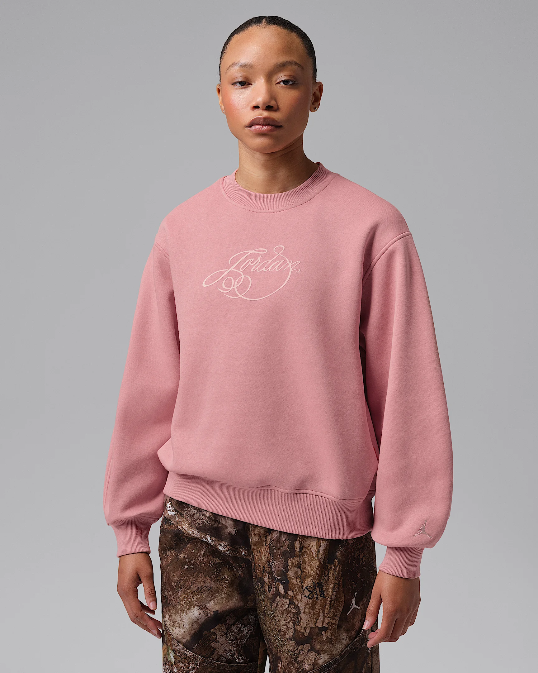 Jordan Brooklyn Fleece Women's Fireside Crew-Neck Sweatshirt - 1