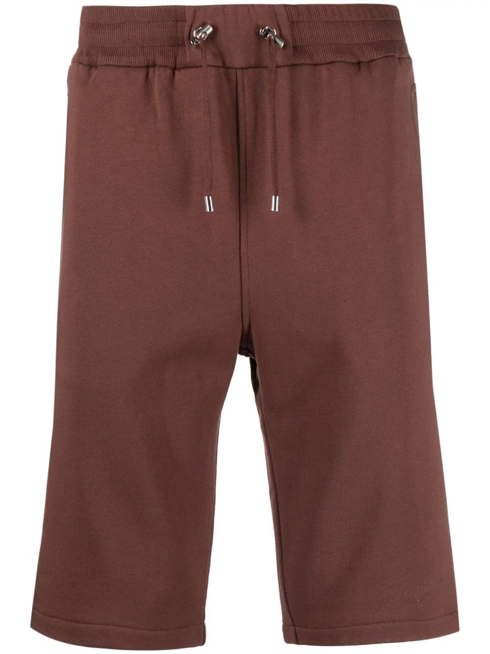 logo-print track shorts - 1