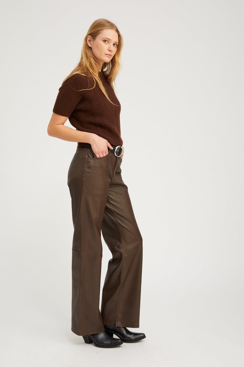 AMERICANO CASHMERE REBEKAH CABLE KNIT SWEATER 3