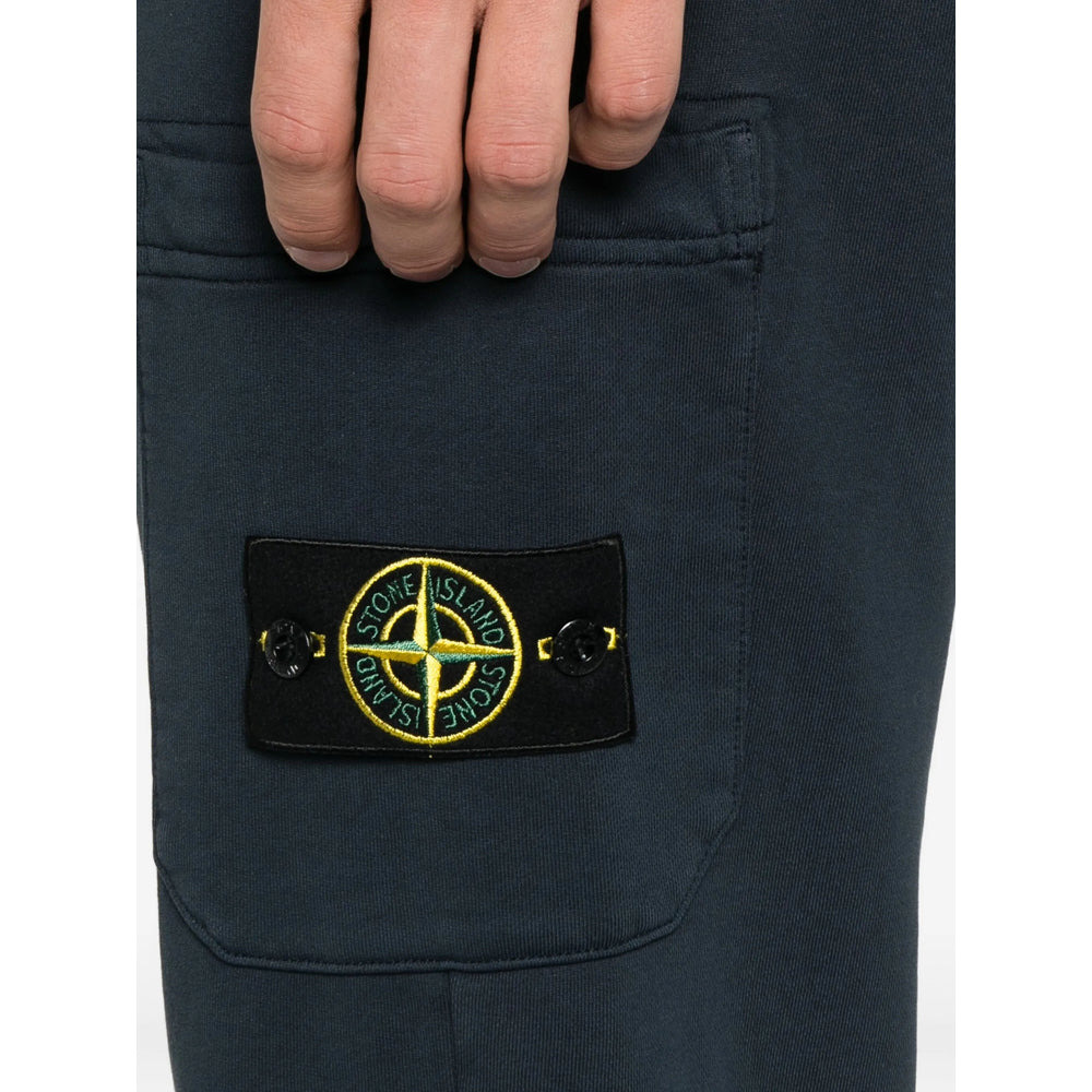 Stone Island Blue Trousers - Track Pants Men - 4
