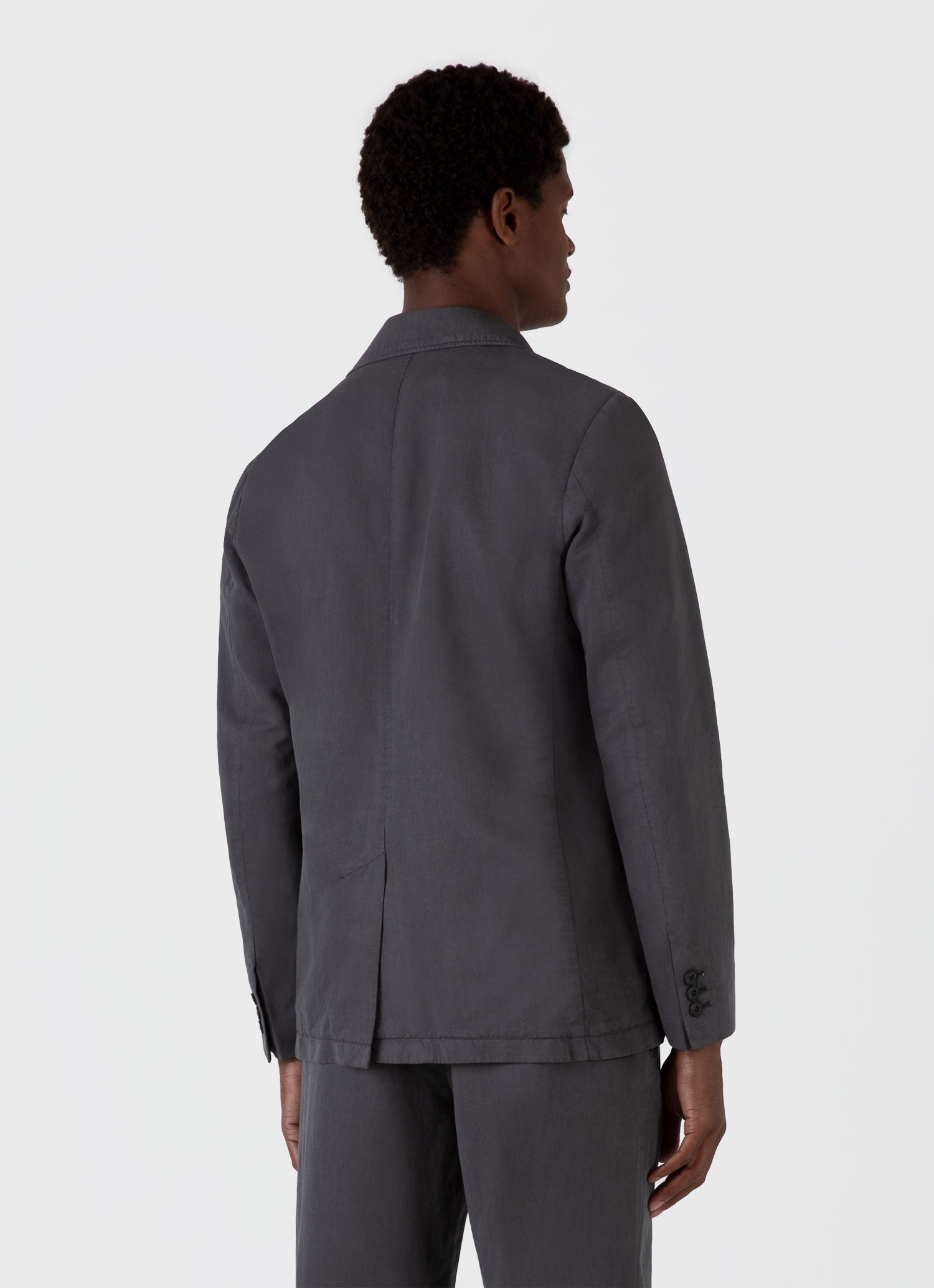 Cotton Linen Unstructured Blazer - 5
