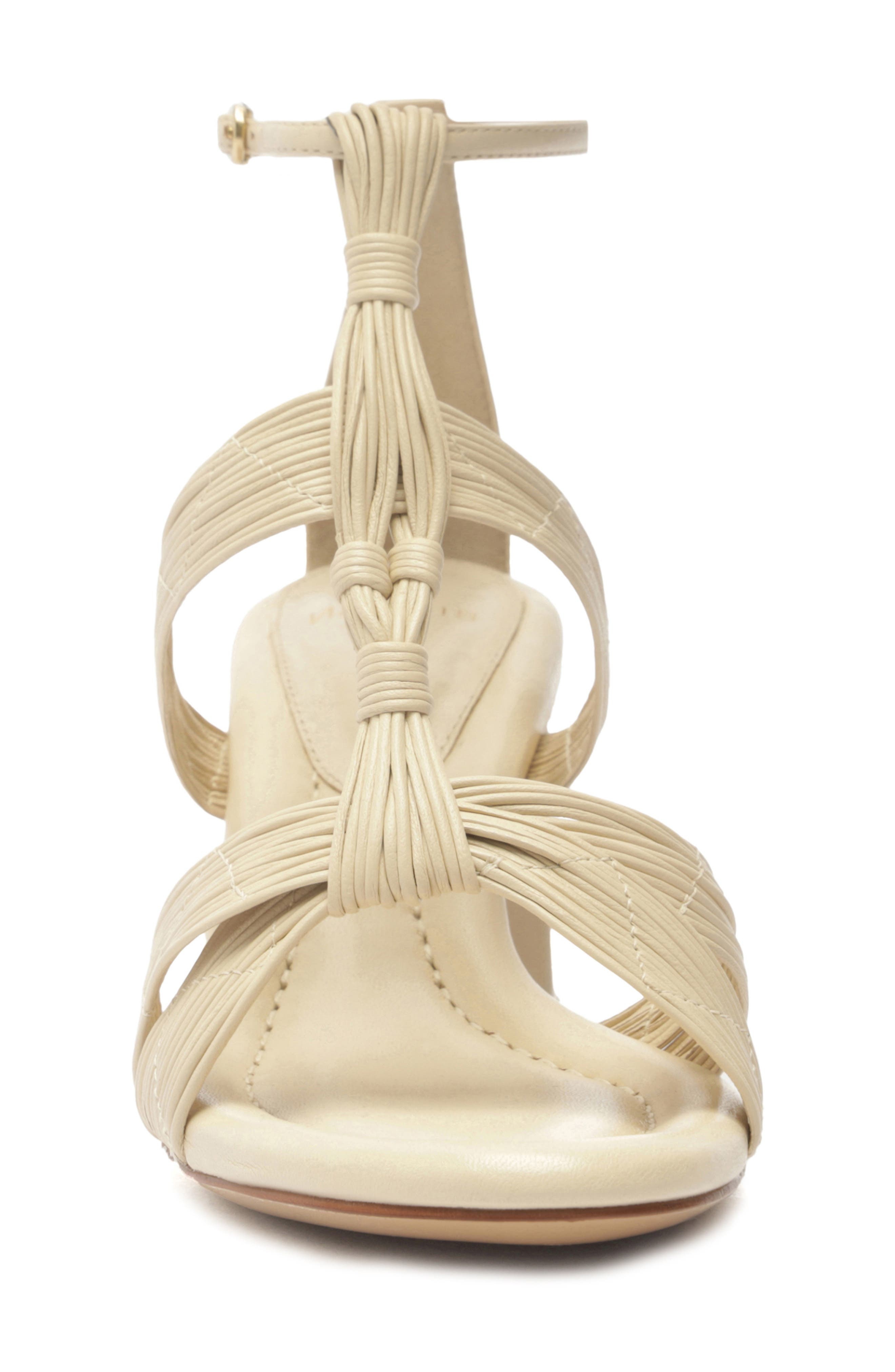Alexandre Birman Olga Block Heel Sandal in Eggshell at Nordstrom - 4