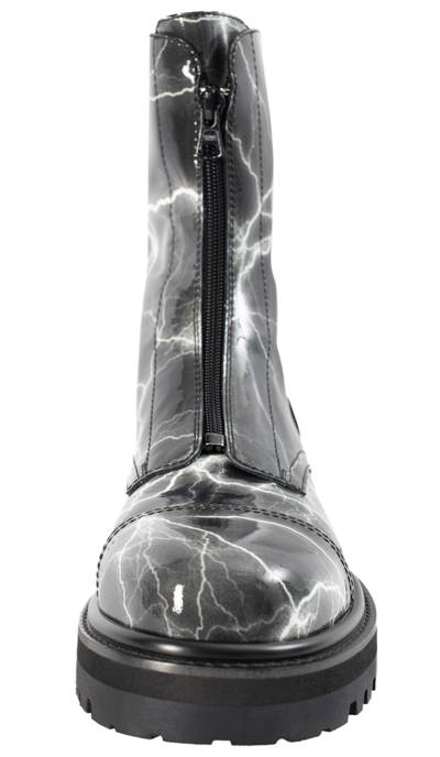 VETEMENTS LEATHER BOOTS WITH ZIPPER outlook