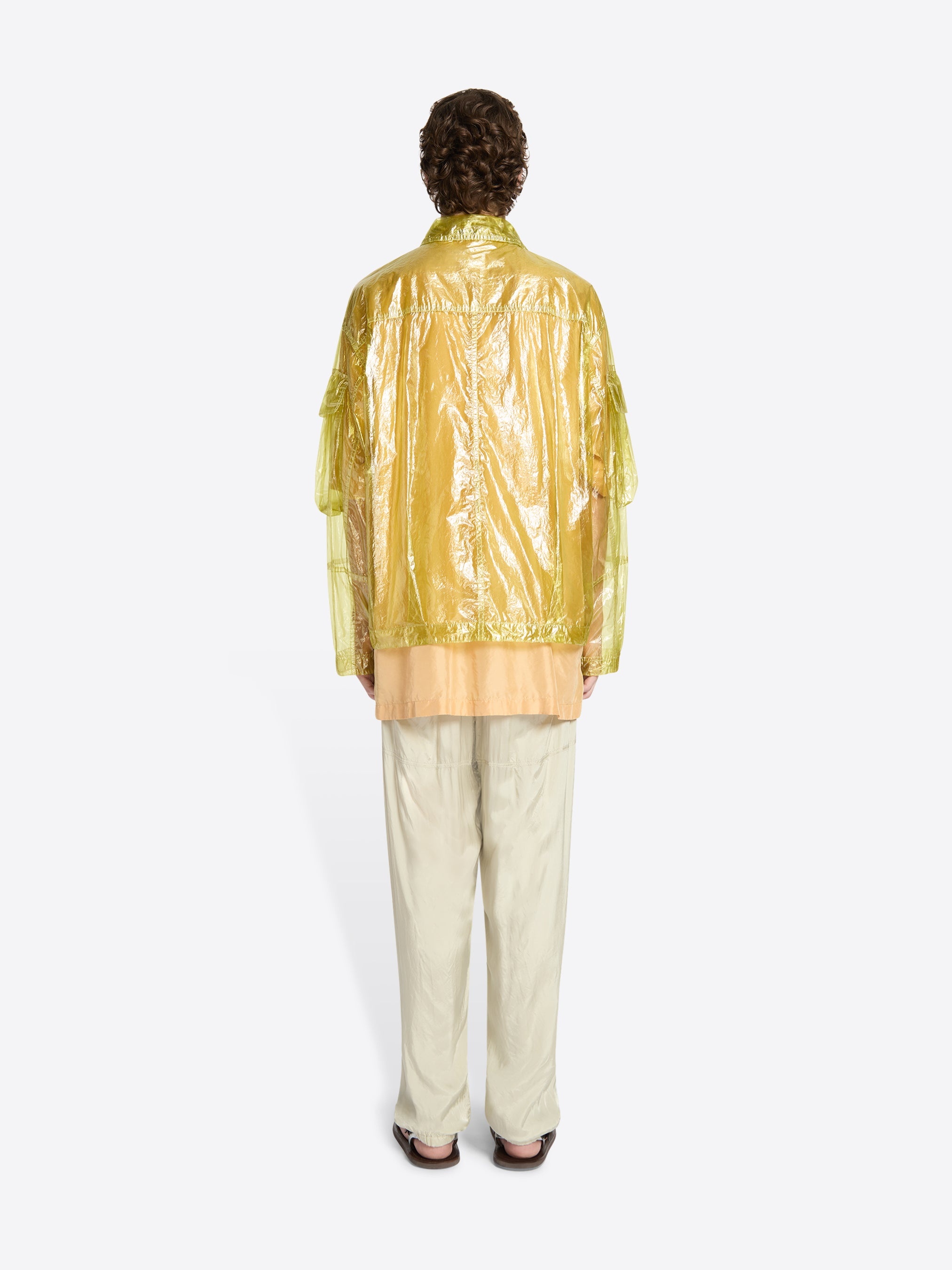 OVERDYED TRANSPARENT JACKET - 4