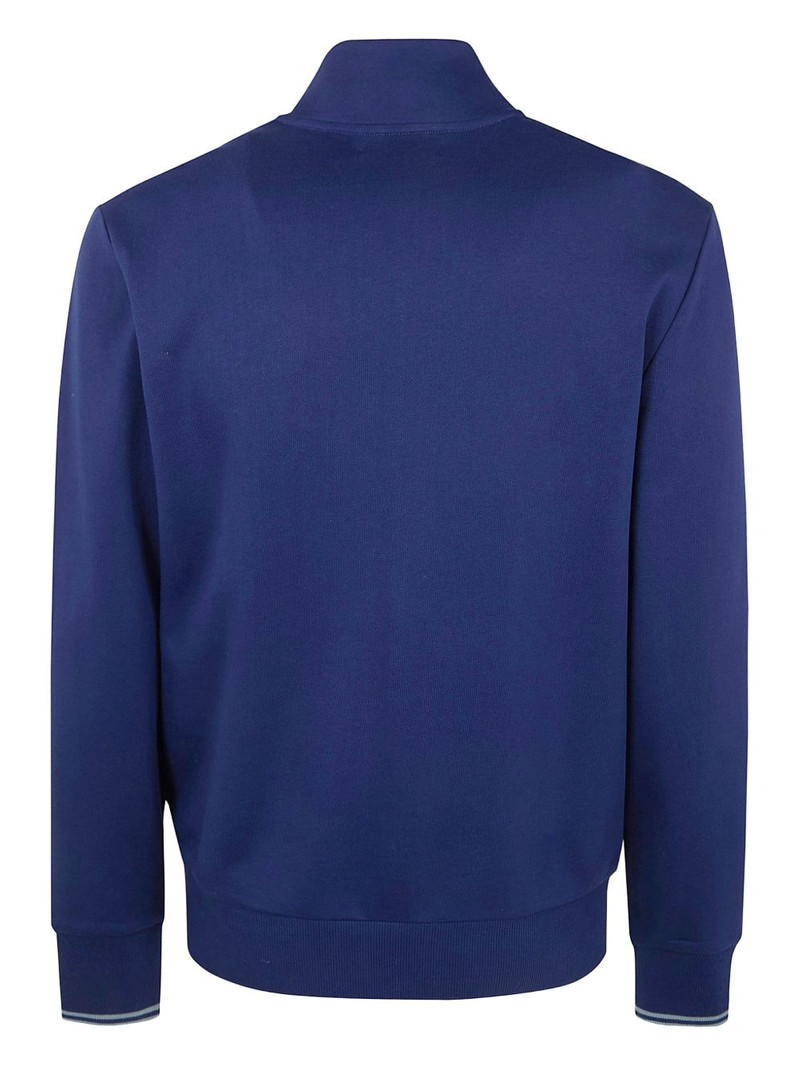 Fred Perry laurel-embroidered zip-up sweatshirt outlook