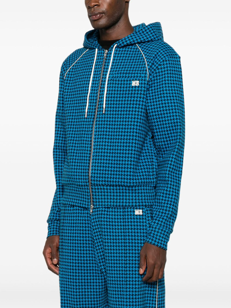 London patterned zip-up hoodie 3