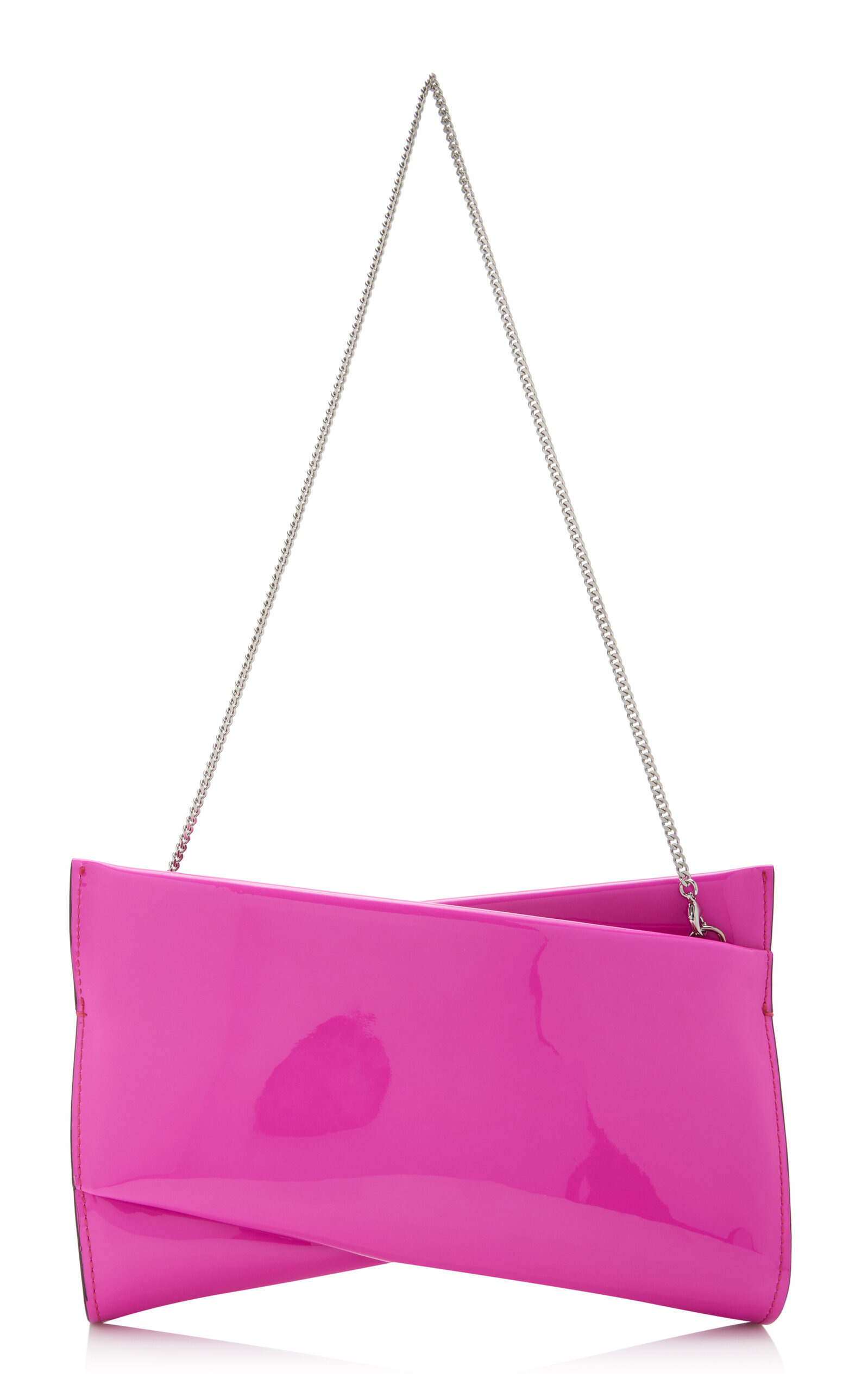Loubitwist Patent Leather Clutch pink - 5