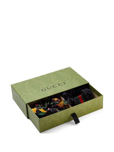 GUCCI GG silk scrunchies (set of two) outlook