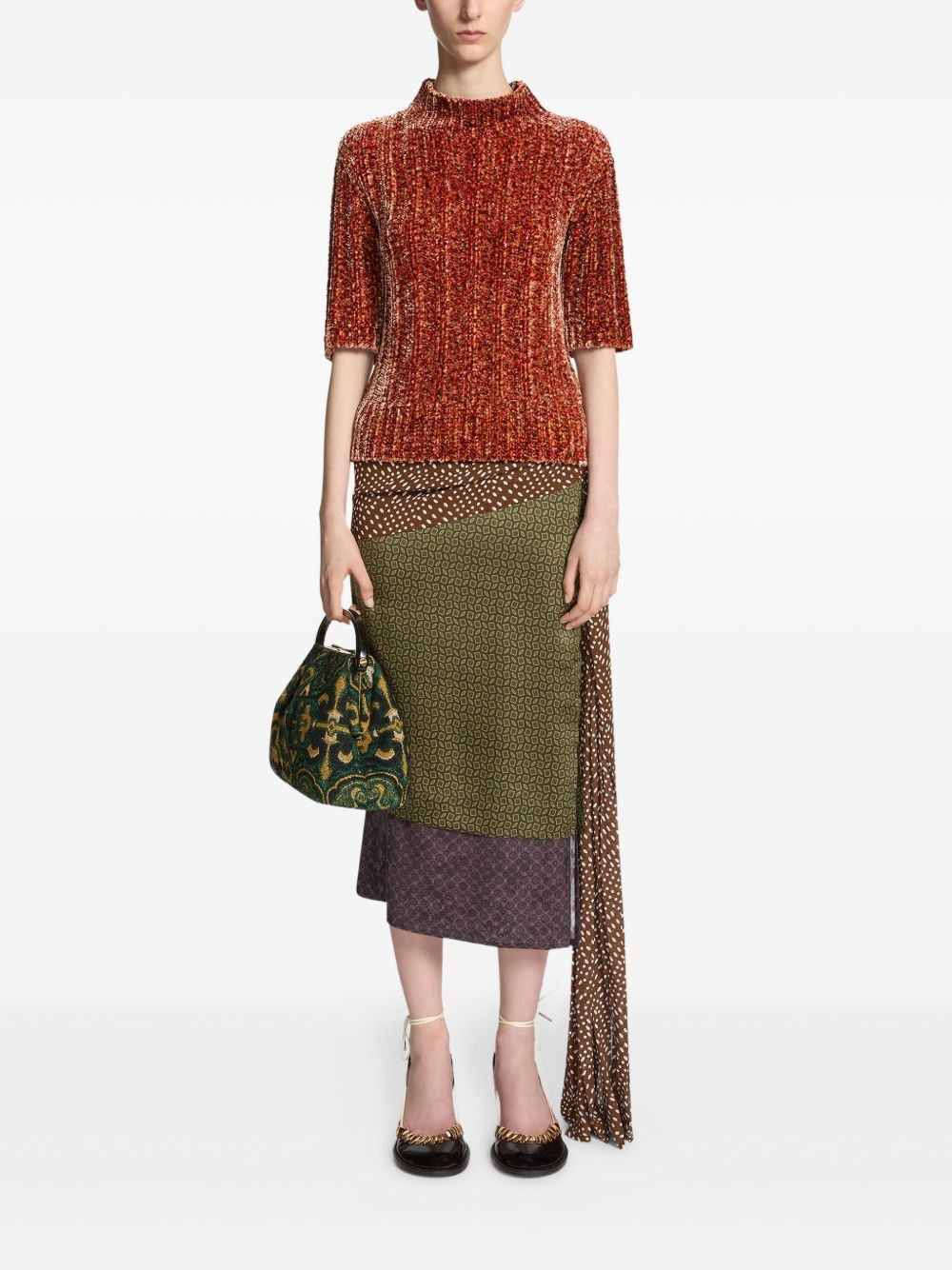 Printed midi skirt - 2