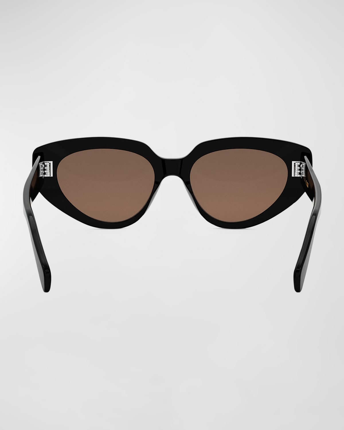 Bold 3 Dots Acetate Cat-Eye Sunglasses - 5