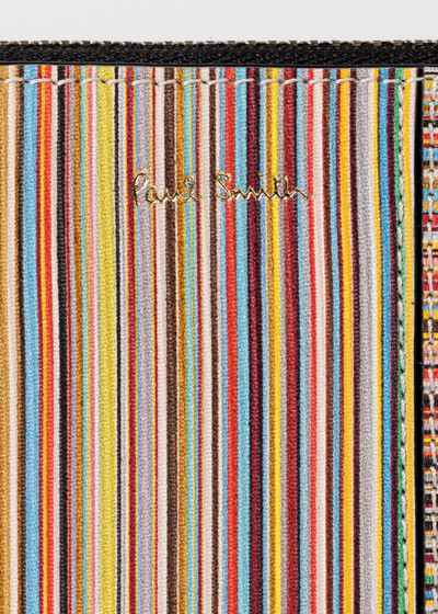 Paul Smith Leather 'Signature Stripe' Zip-Around Purse outlook