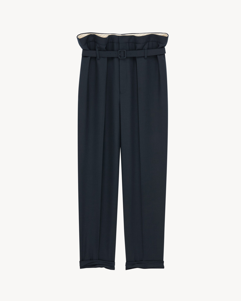PAPERBAG PANTS IN WOOL 1
