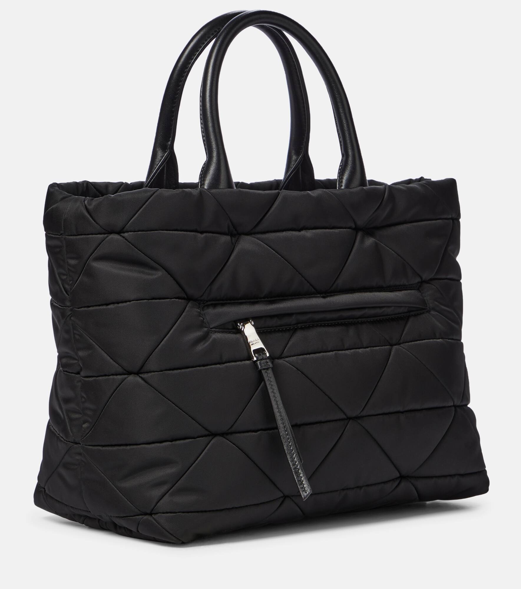 Re-Nylon quilted tote - 4