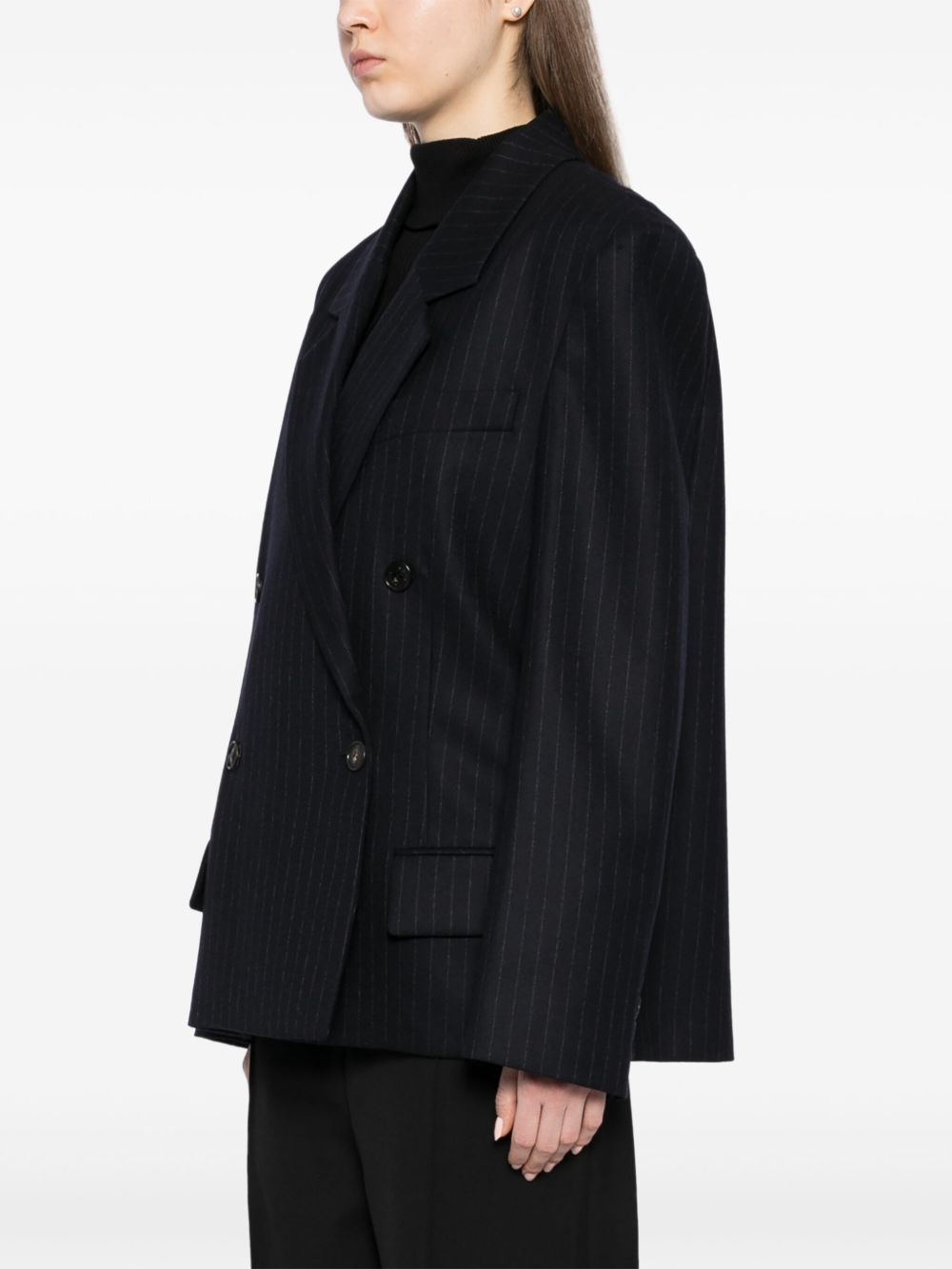classic stripe blazer - 3