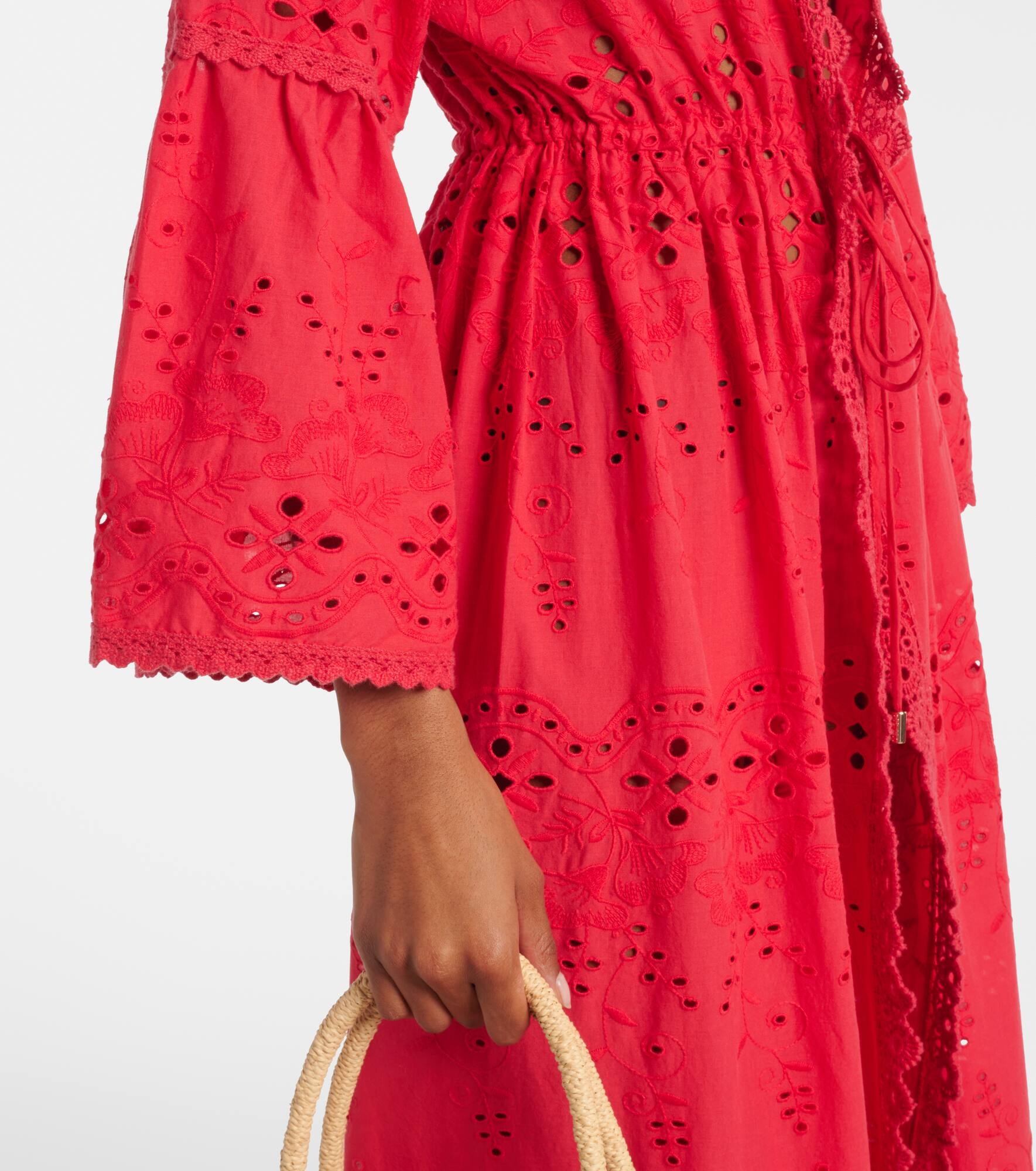 Tallulah embroidered cotton kaftan - 5