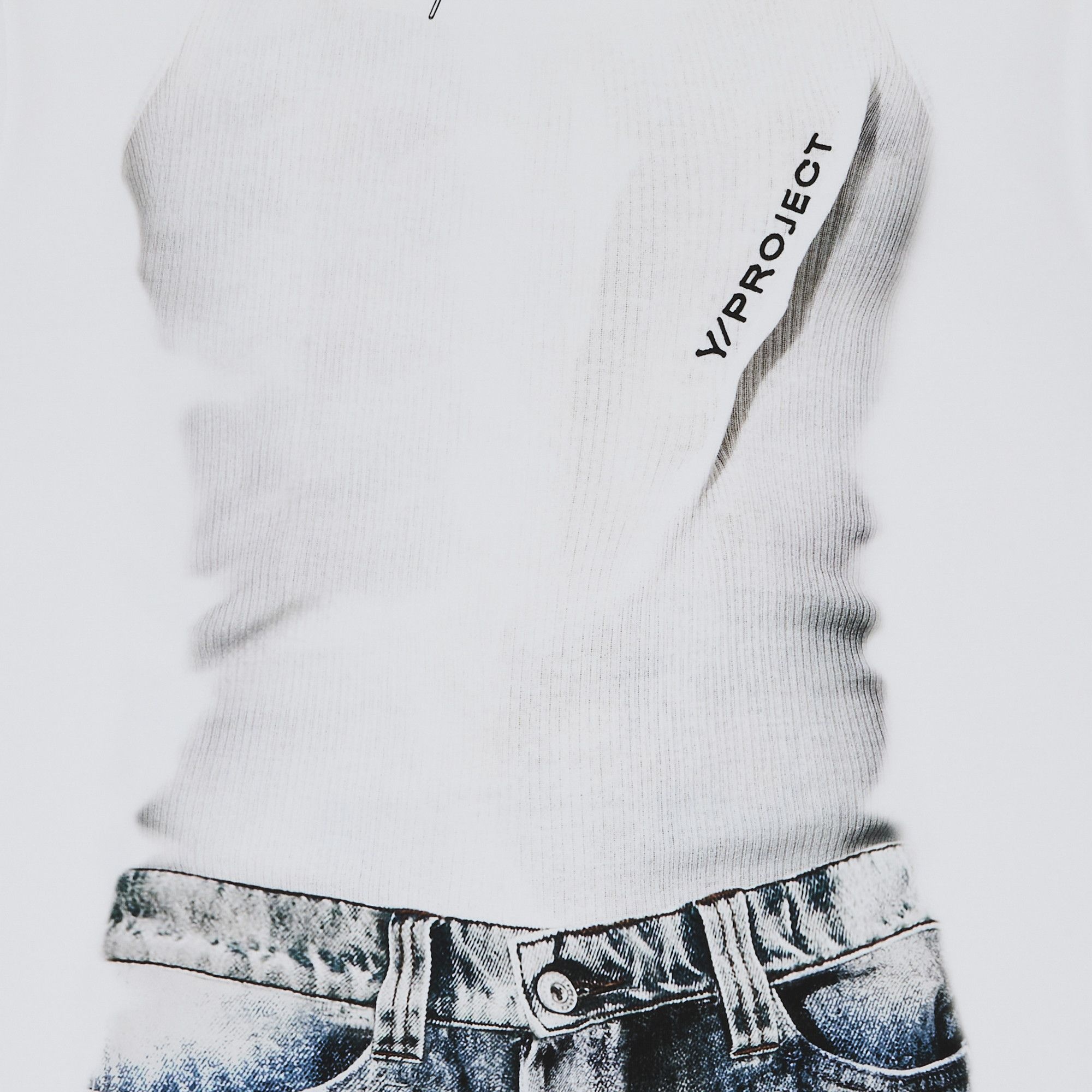 Y/Project Trompe L'Oeil T-Shirt 'White' - 3