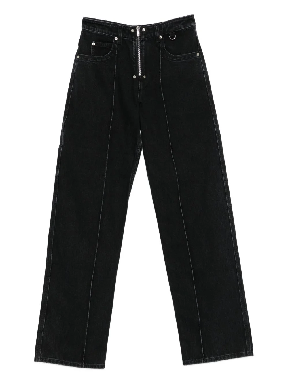 Stely zip-fly panelled jeans - 1