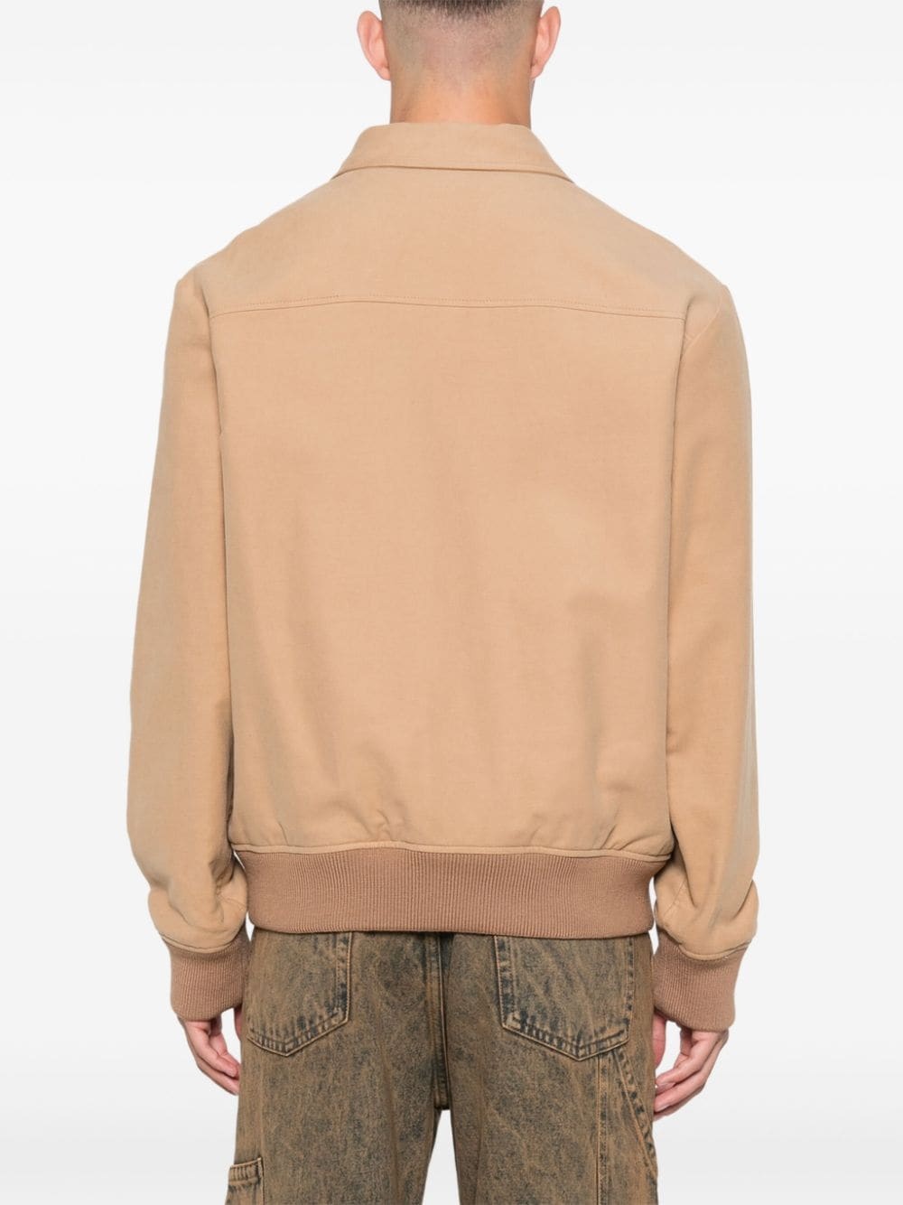 logo-embroidered jacket - 4
