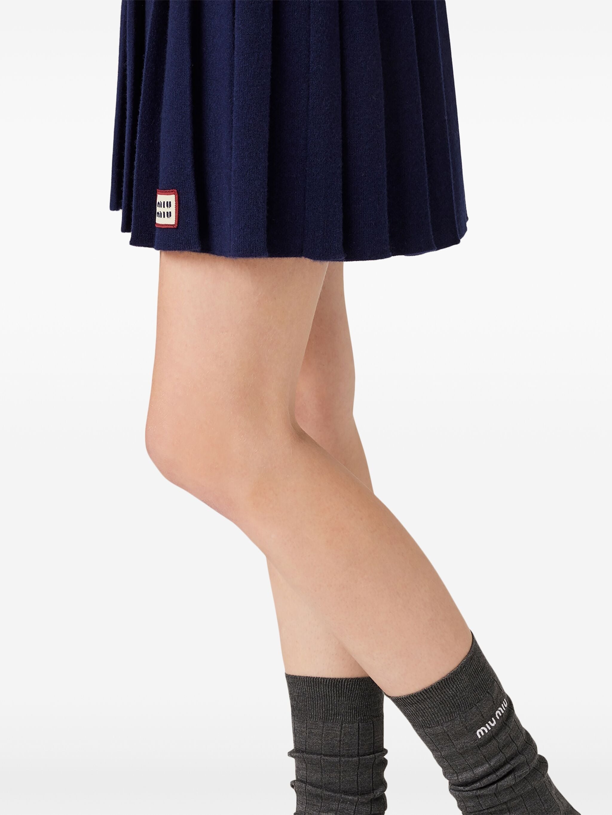 Pleated Mini Skirt - 4