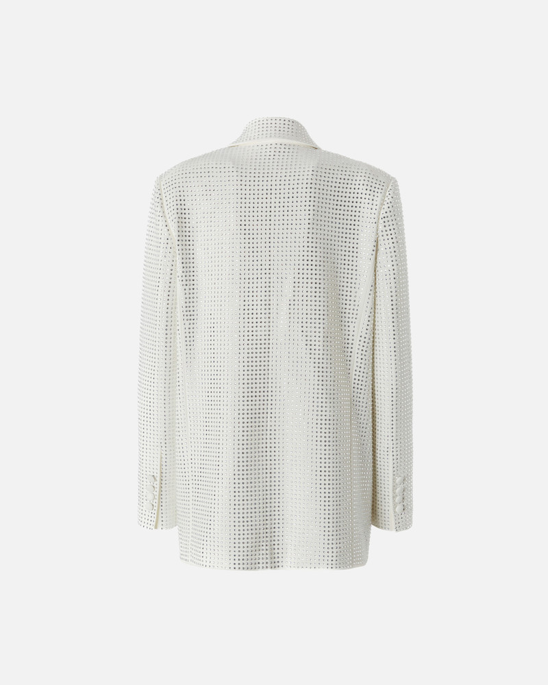 WHITE BLAZER WITH APPLIED RHINESTONES 6
