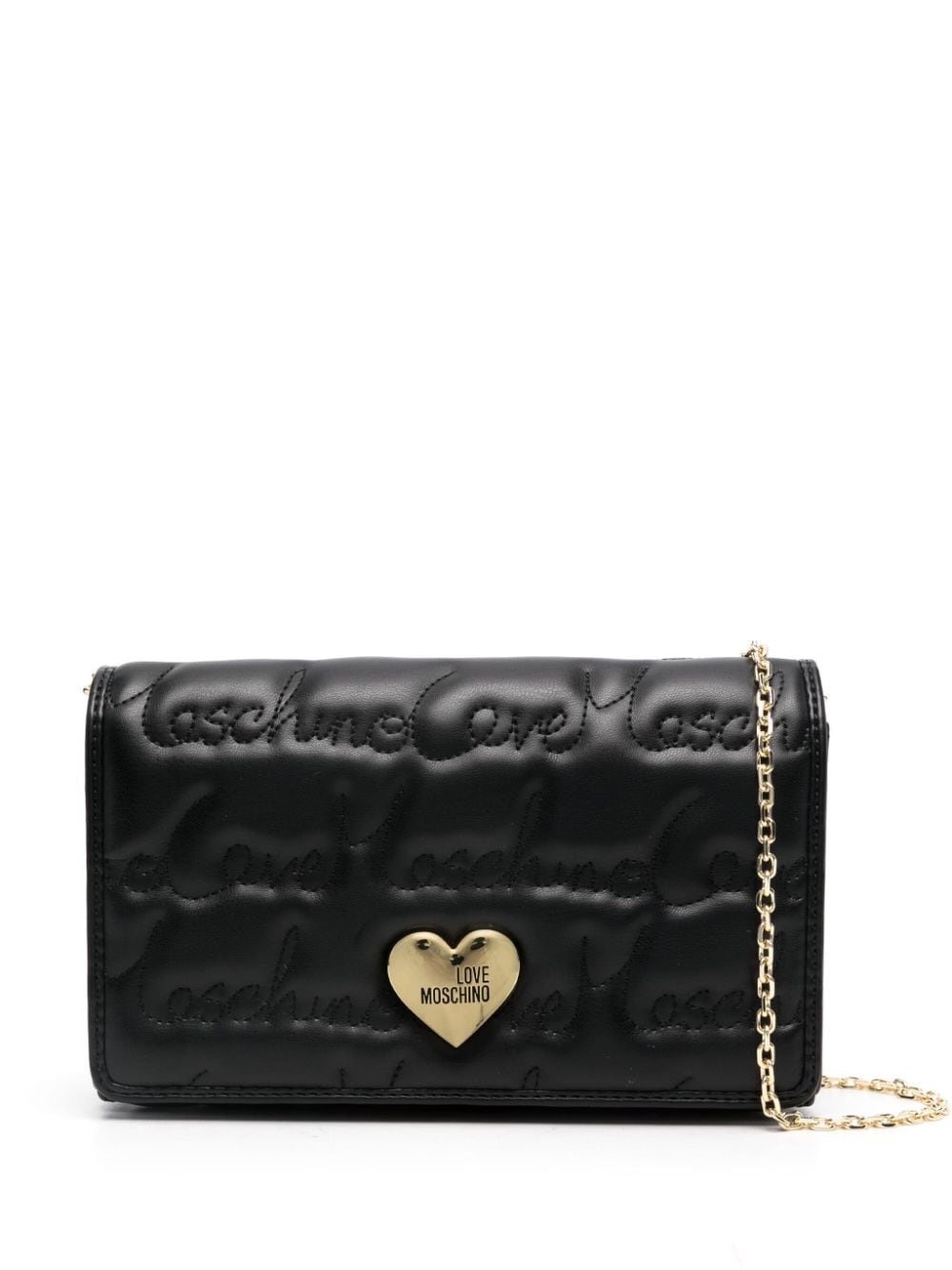 logo-plaque cross body bag - 1