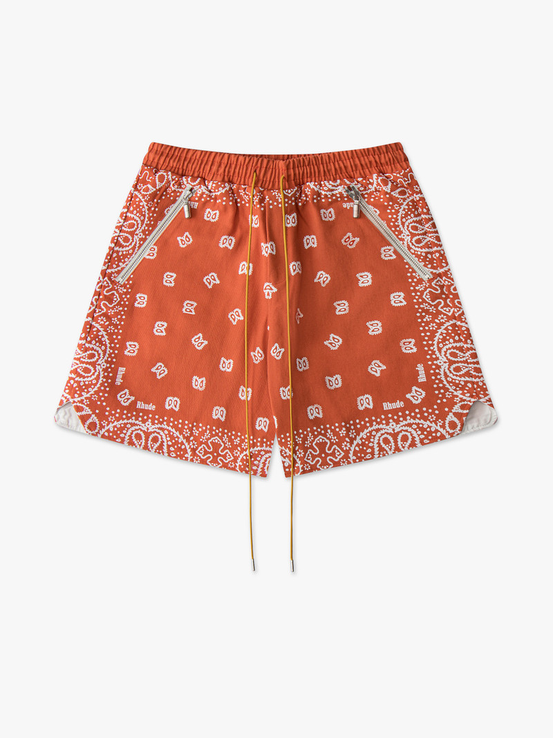 RHUDE BANDANA SHORTS 1
