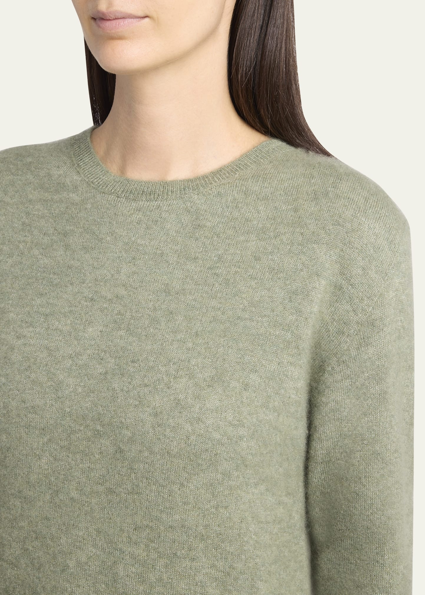 Lorynna Cashmere-Silk Crewneck Sweater - 5