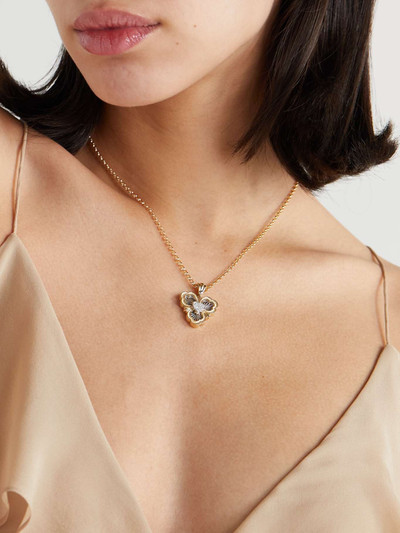 Buccellati Opera Tulle 18-karat gold diamond necklace outlook