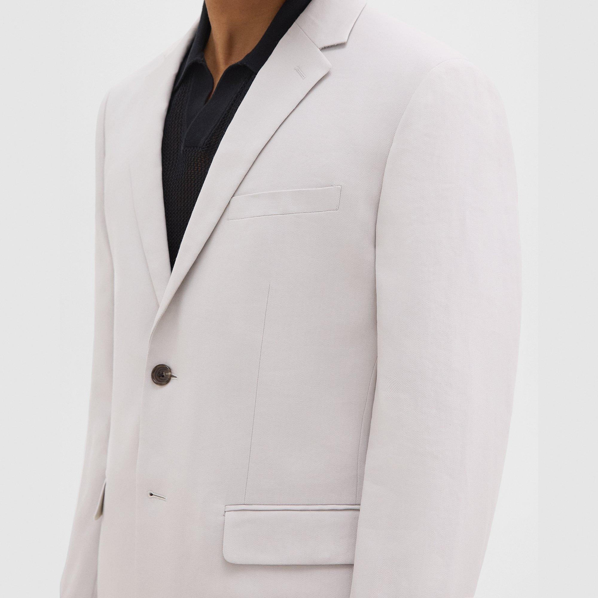 Morton Slim Blazer in Linen-Viscose - 5