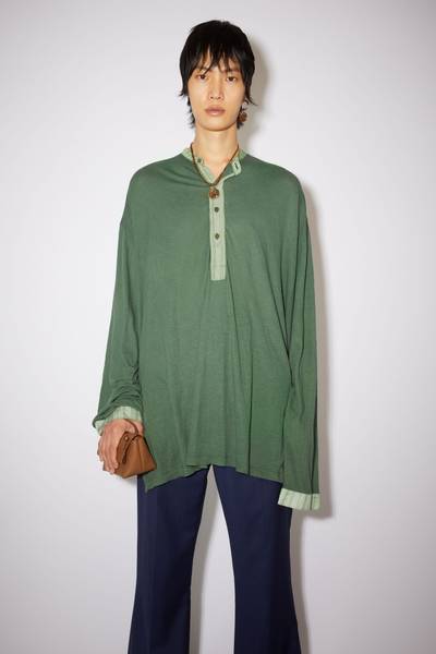 Acne Studios Long sleeve t-shirt - Sage green outlook