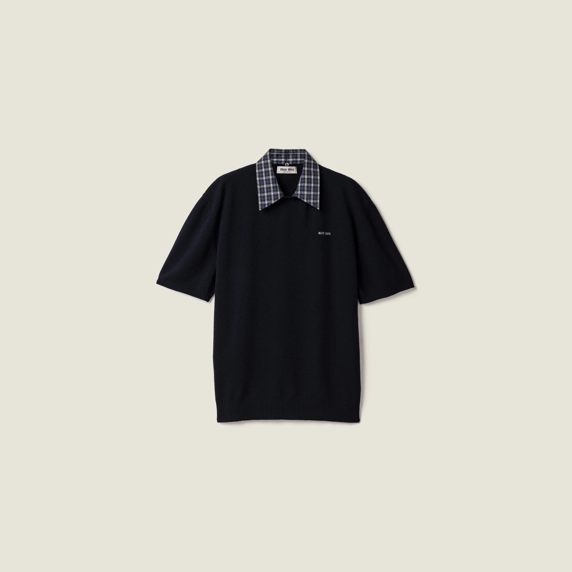 Cashmere polo sweater - 1