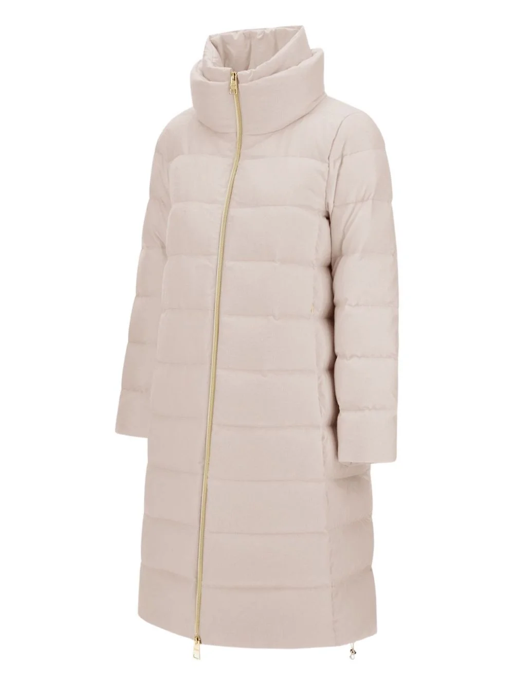 high-neck quilted jacket - 1