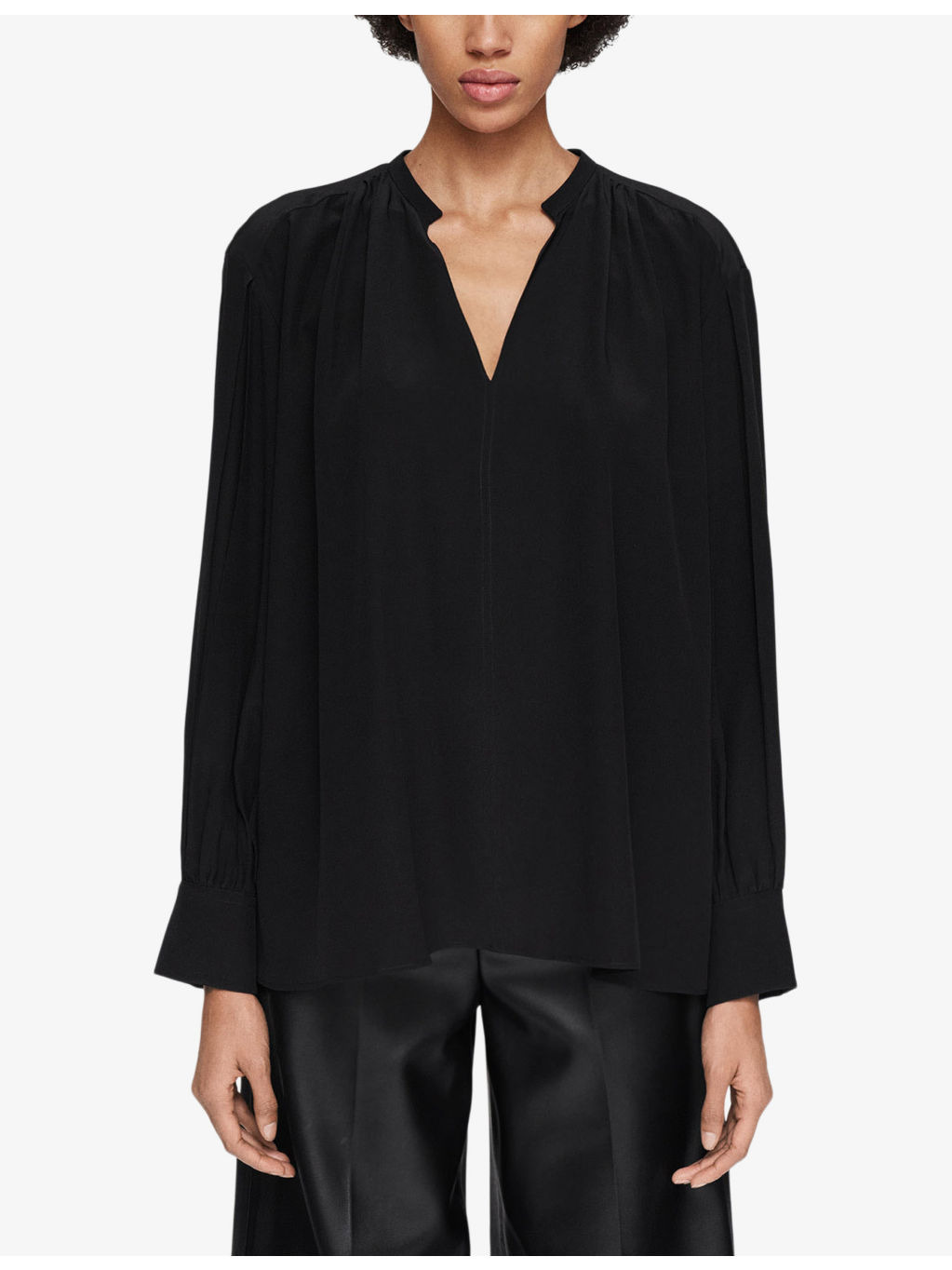 Blondel relaxed-fit silk crepe-de-chine blouse - 3