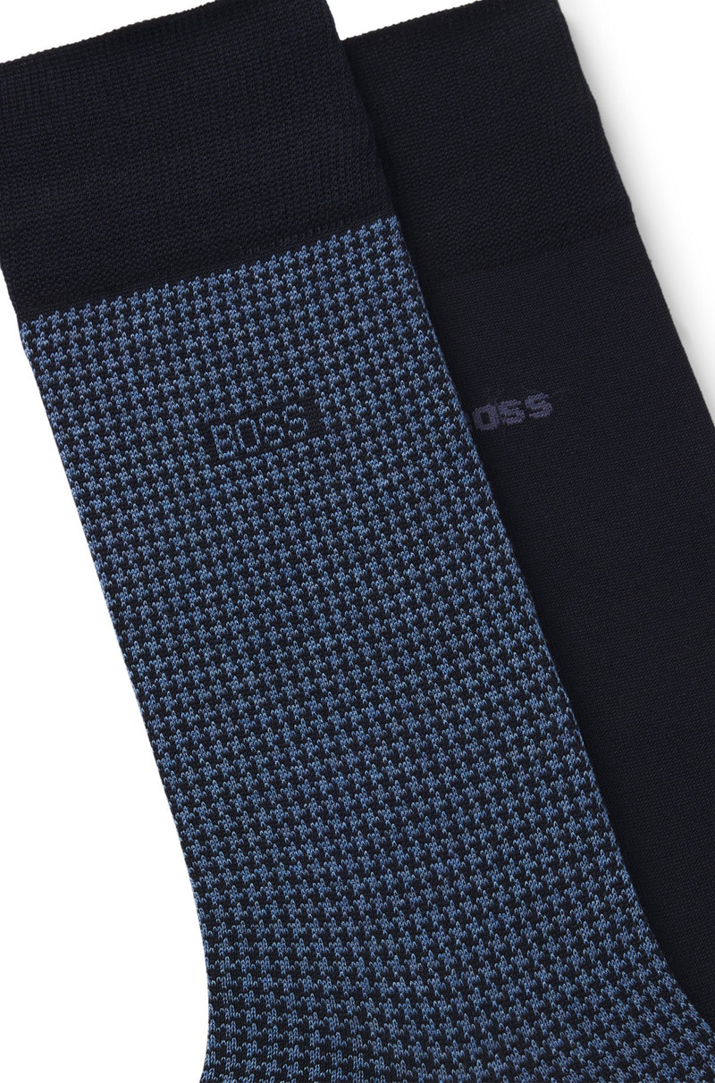 BOSS TWO-PACK OF SOCKS IN A COTTON BLEND outlook