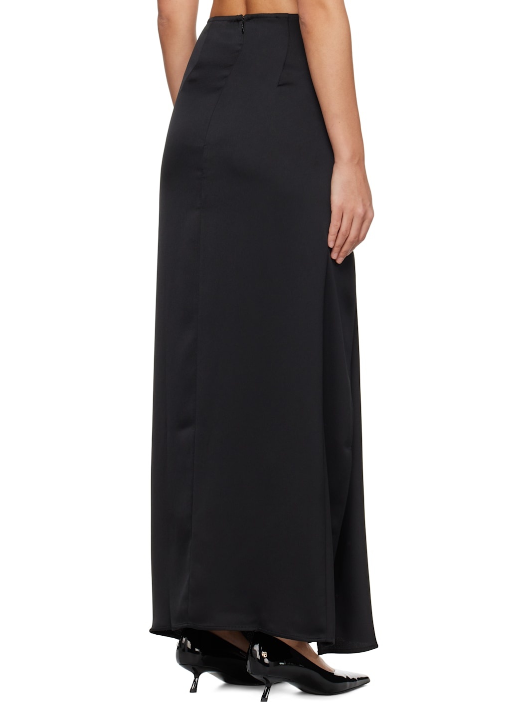 Black Imogen Maxi Skirt - 3