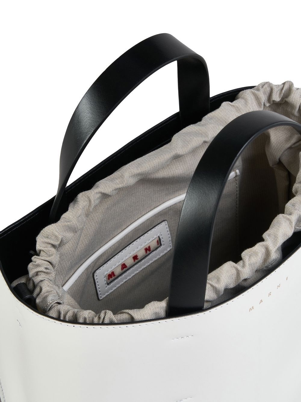 Museo drawstring leather tote bag - 4