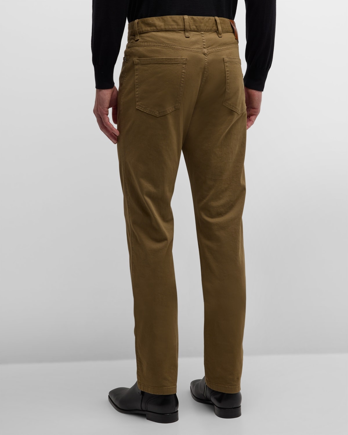 Men's 5-Pocket Stretch Gabardine Pants - 4
