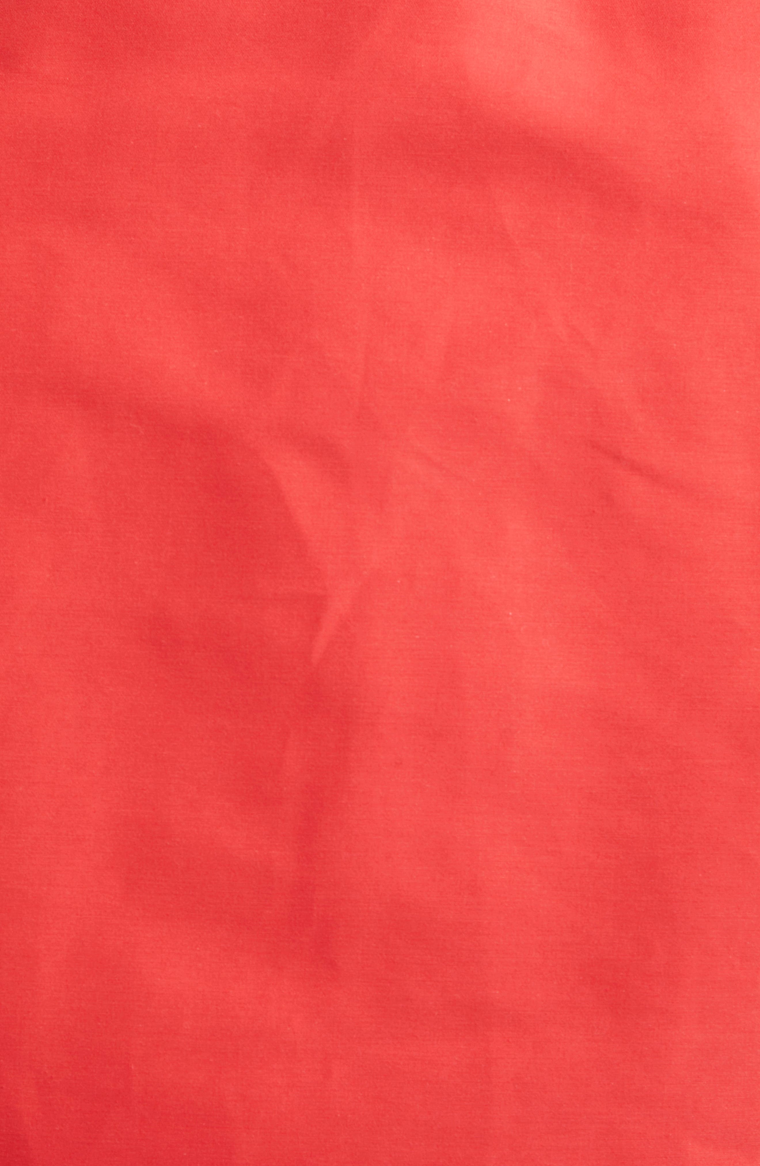 Marni Embroidered Logo Boxy Minidress in Crimson at Nordstrom - 6