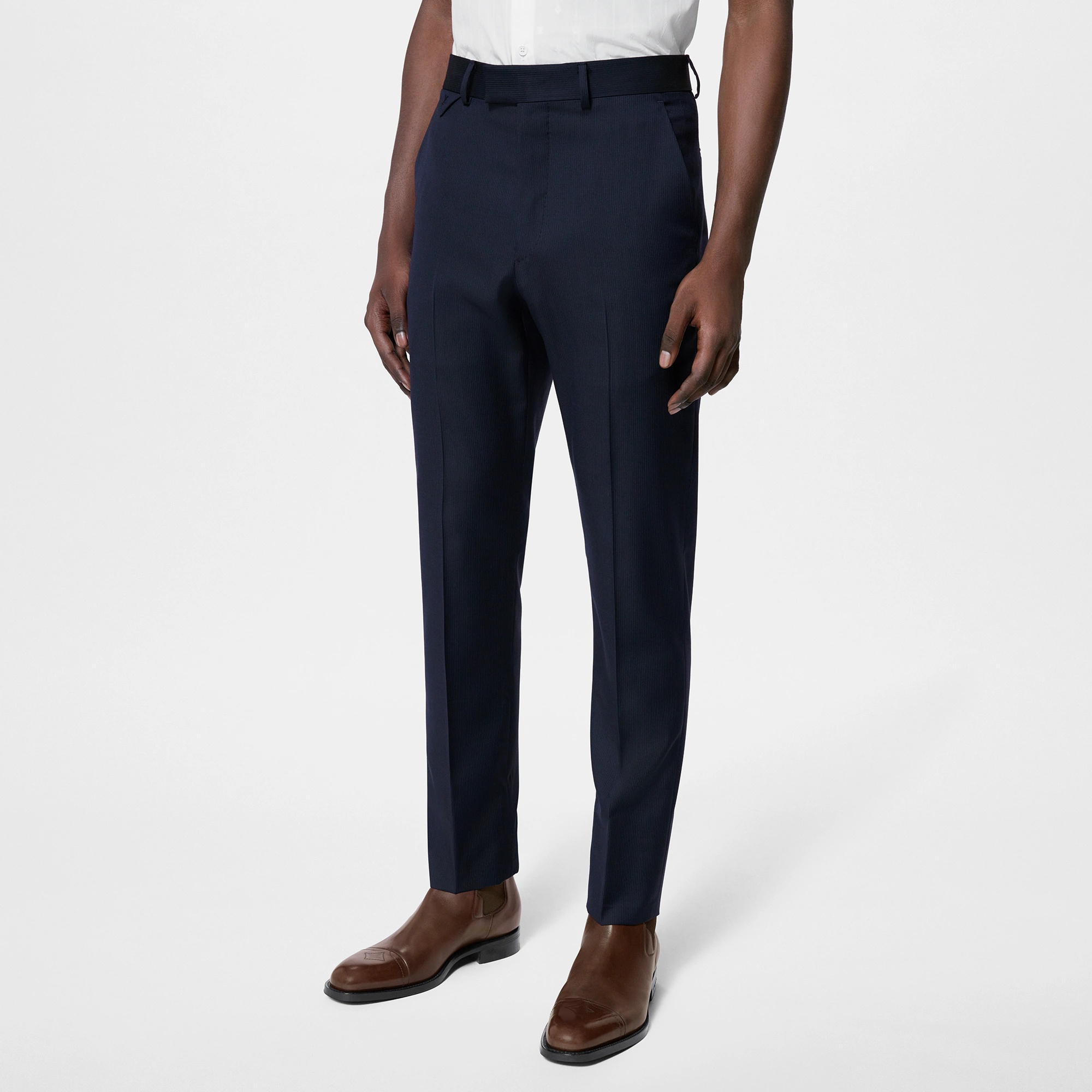 Single-Breasted Wool Pont Neuf Suit - 9