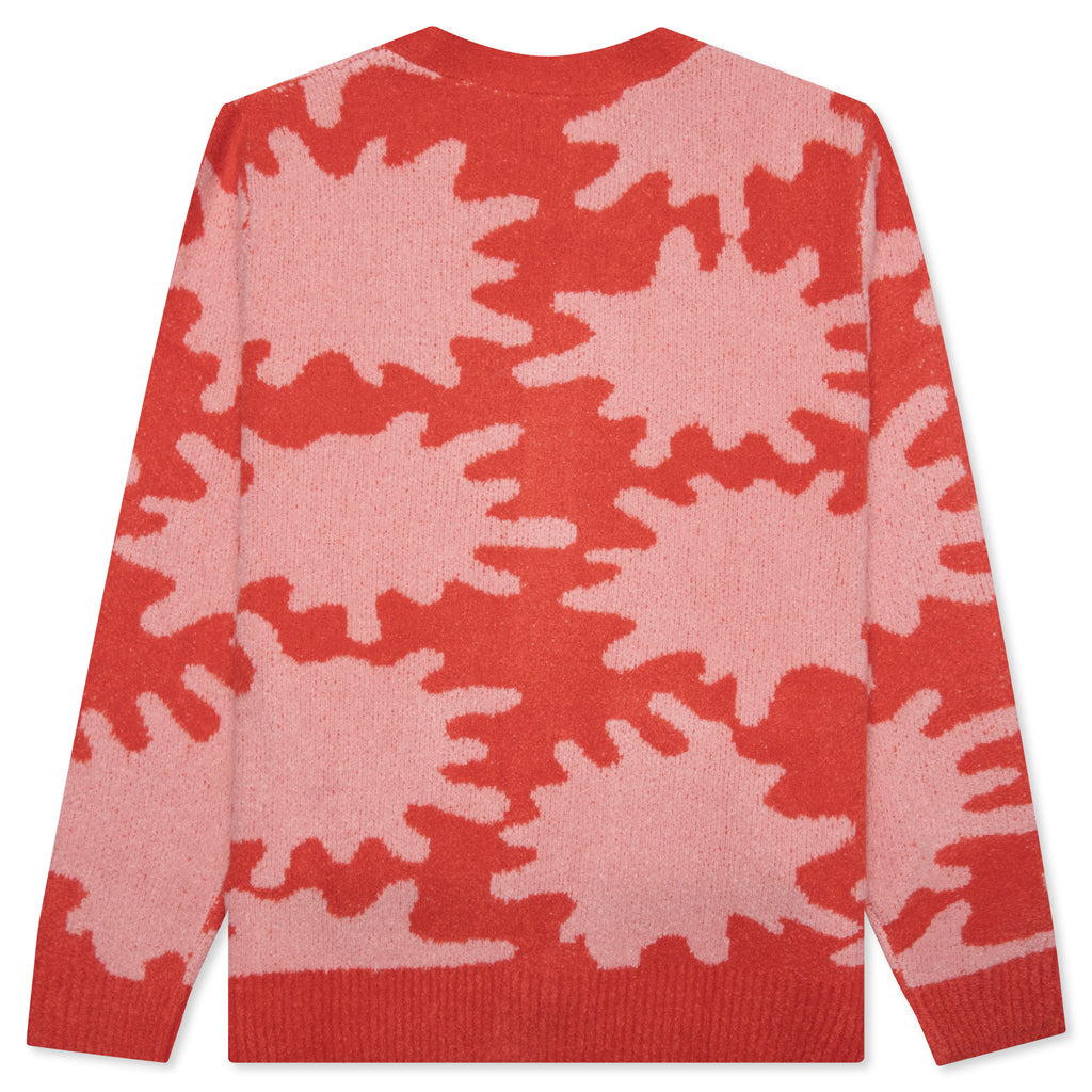 SPLAT SWEATER - TRUE RED - 2