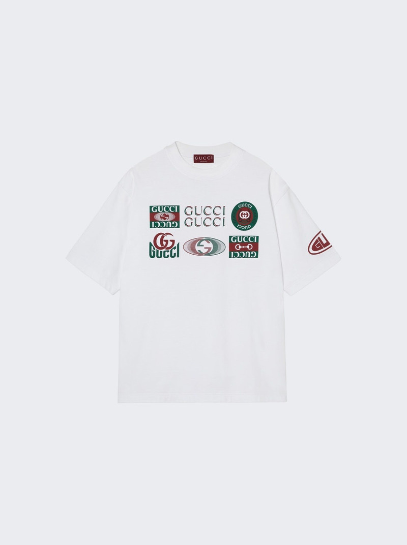 Multi-logo T-shirt White - 1