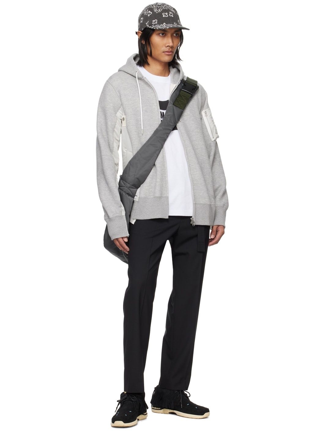 【sacai】Suiting Bonding Pants BLACK/3 Sacai: Men's Suiting Bonding Pant (Black) | DSMNY E-SHOP