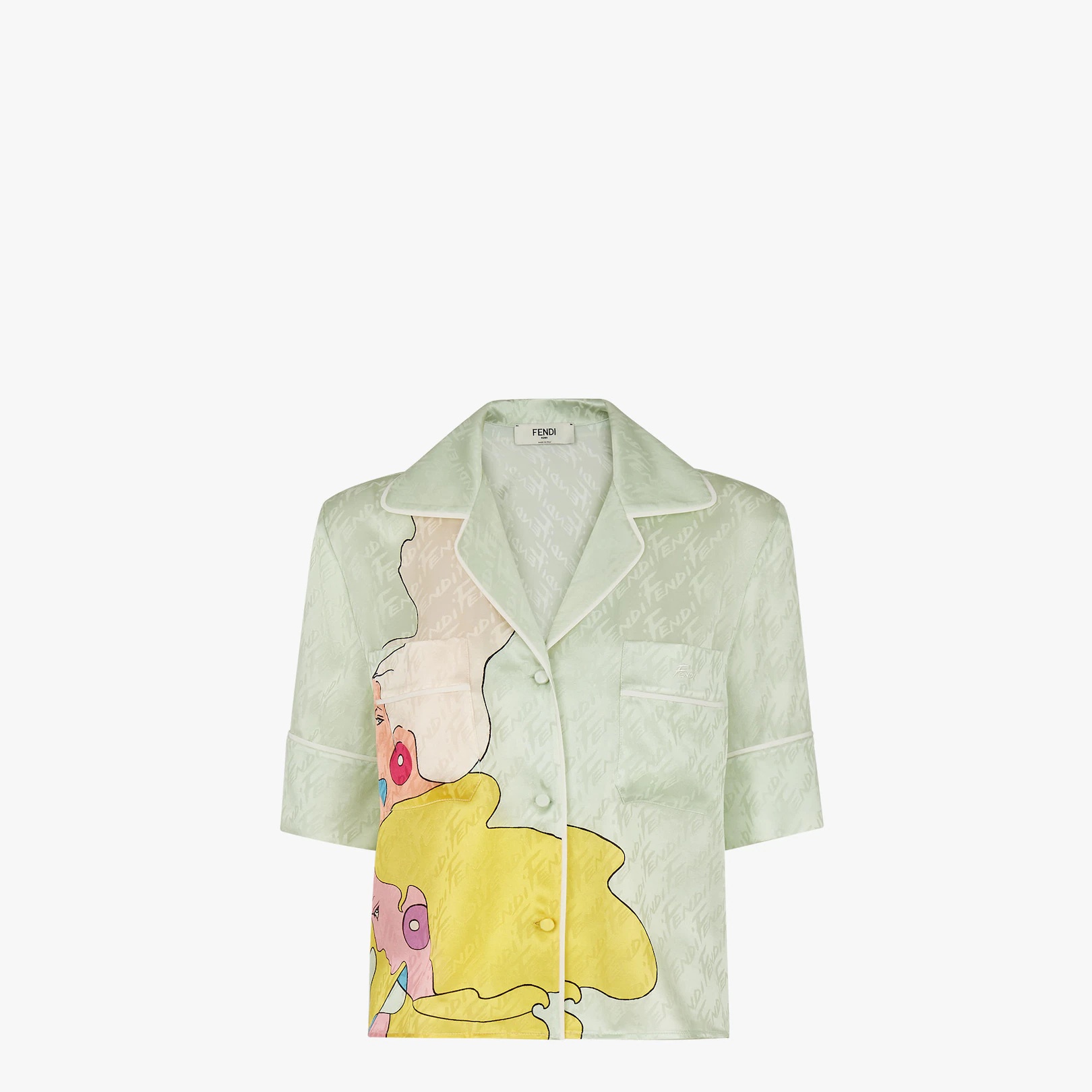 Multicolor silk pajama set - 2