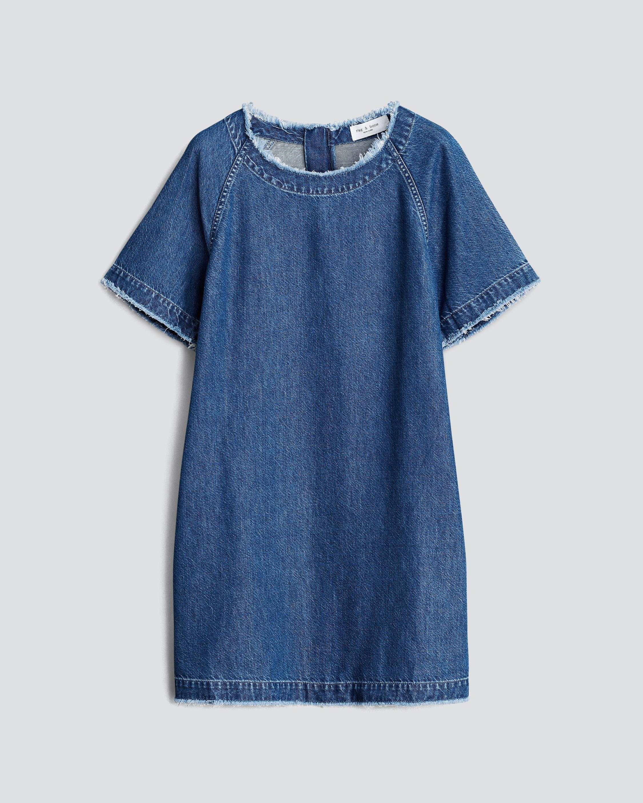Featherweight Justine Mini Dress
Rigid Denim Dress - 1
