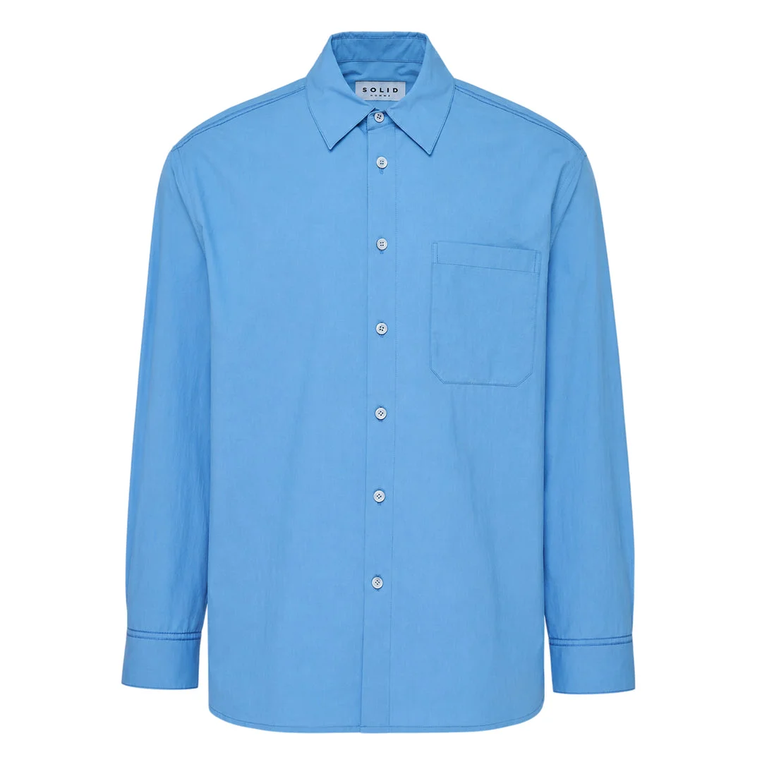 Long Sleeve Pin Tuck Shirt - 1