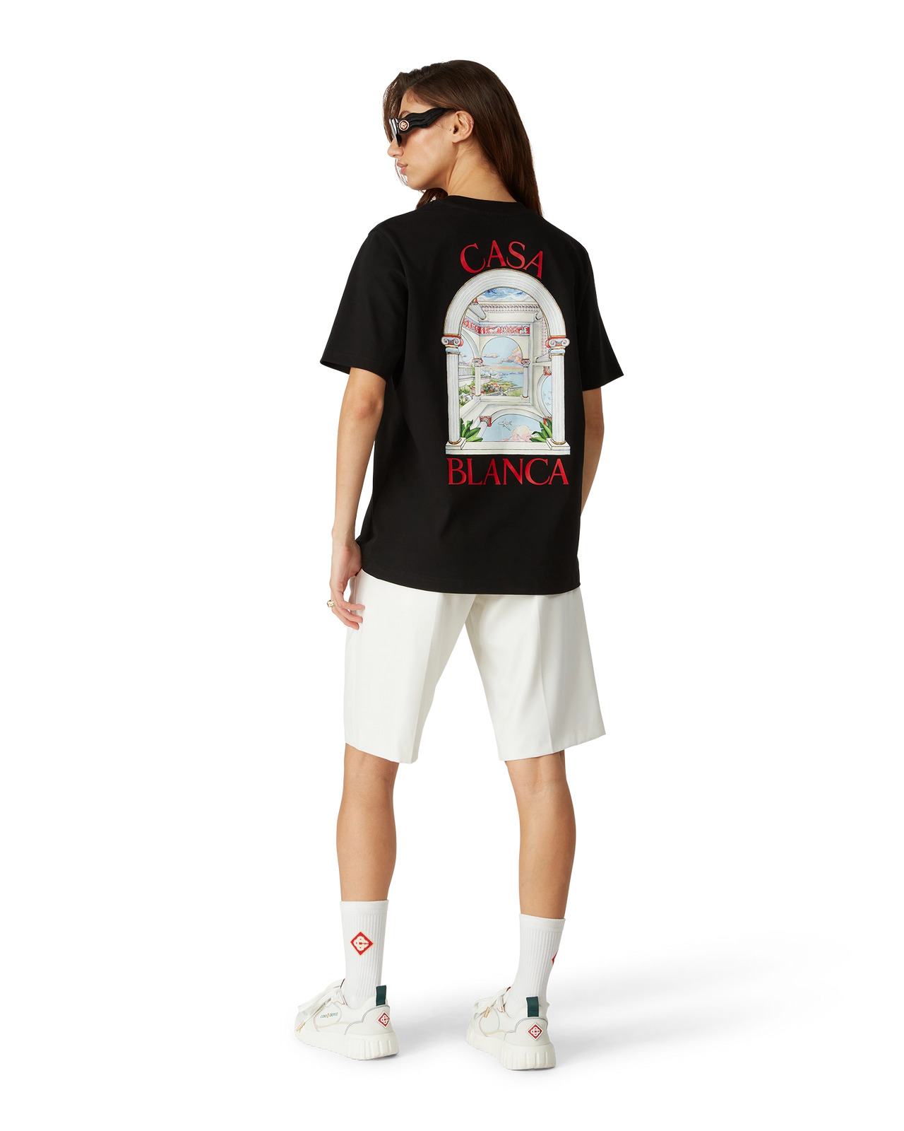 Womens Court White & Multicolour Sneakers | Casablanca Paris - 4