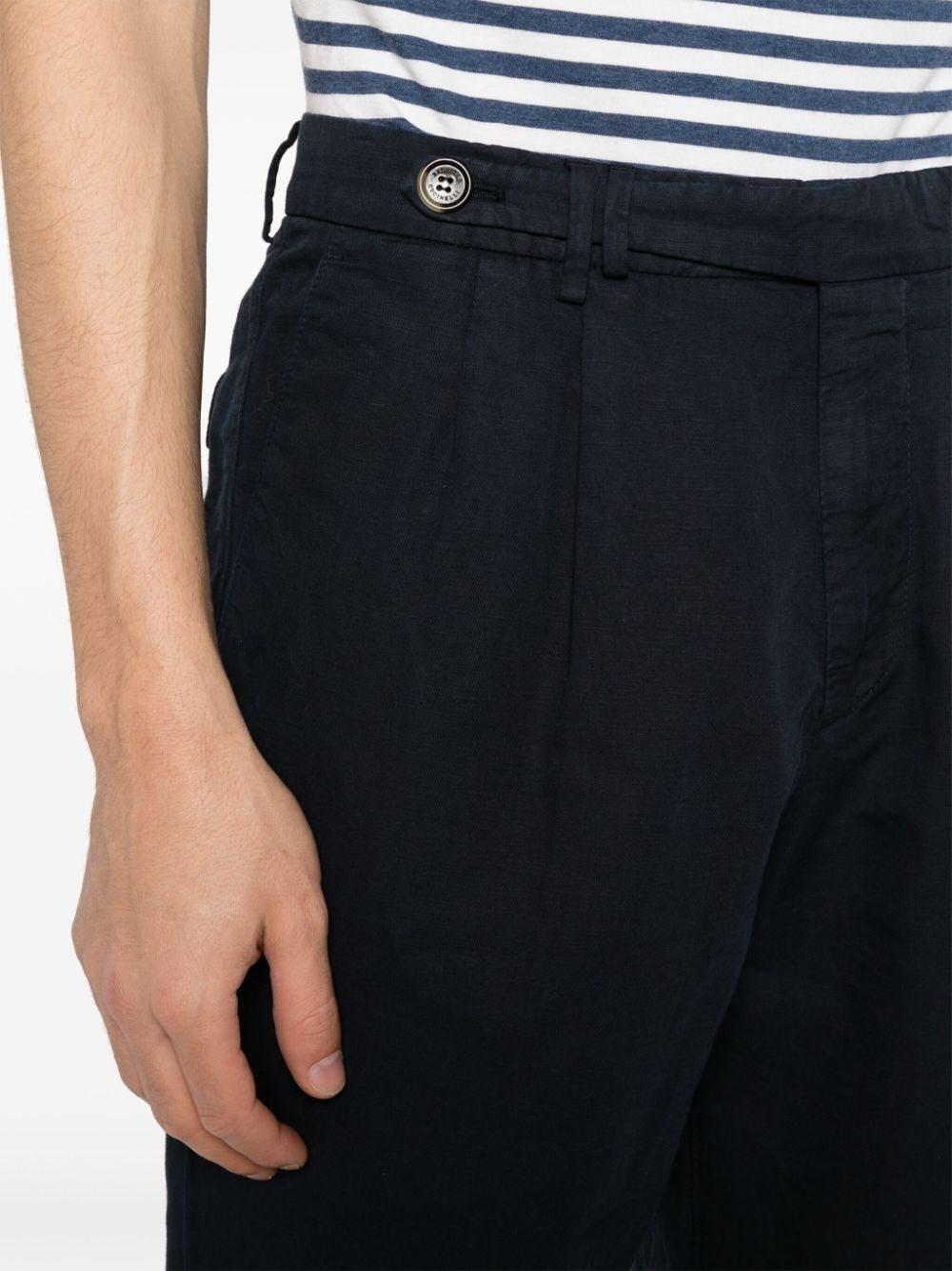 pleat-detail trousers - 5