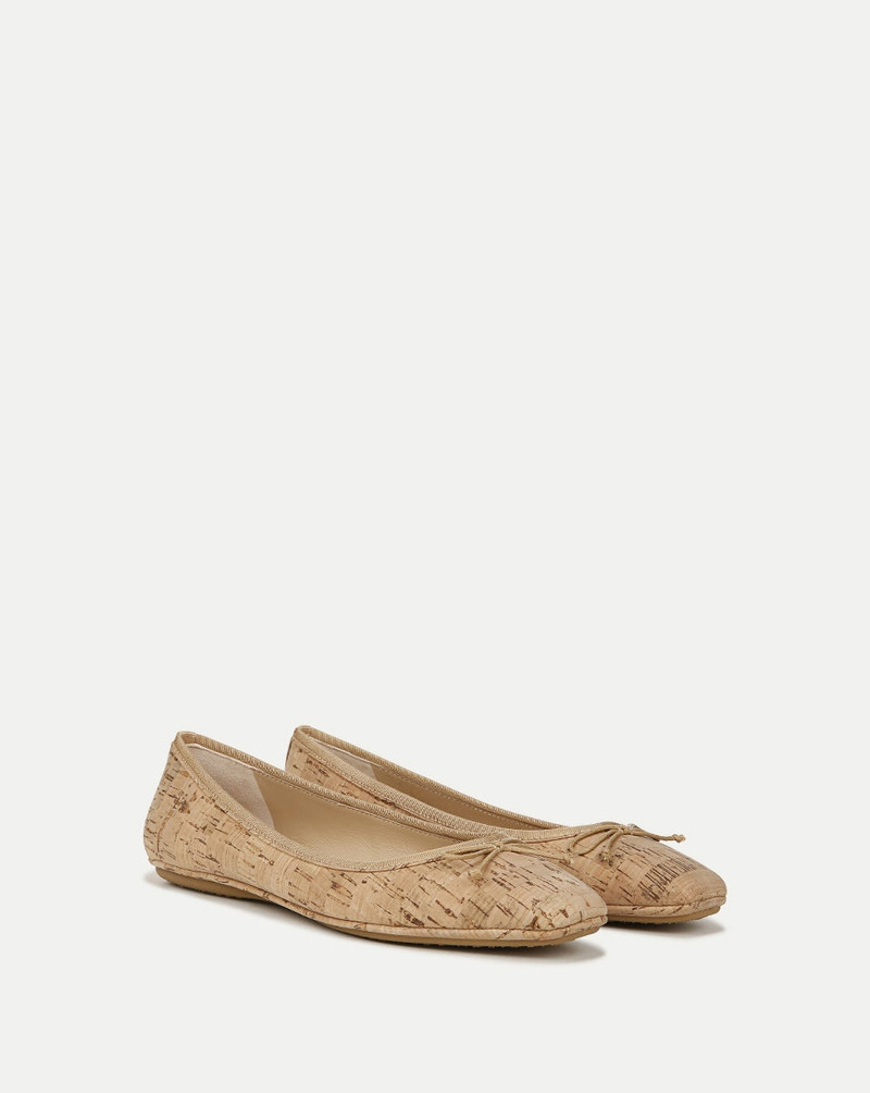 BEATRIX CORK BALLET FLAT 2