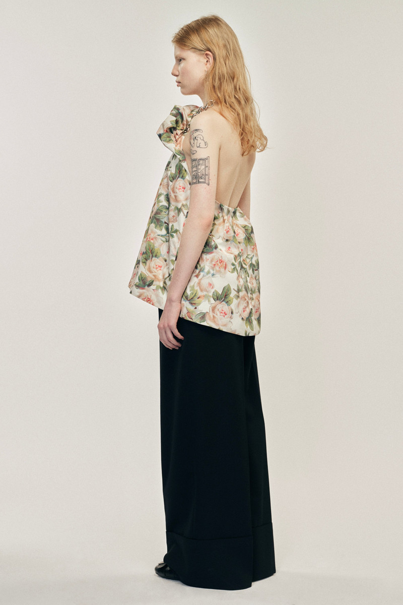 Simone Rocha Ruched Duchess Chain Balloon Top outlook