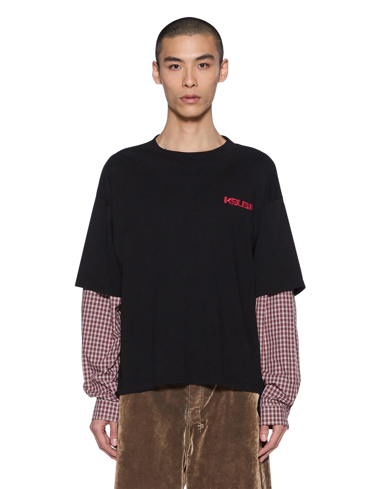 SOTT HALEN LS LAYERED TEE BLACK FADE - 1